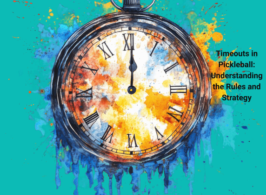 Timeouts in Pickleball: Understanding the Rules and Strategy