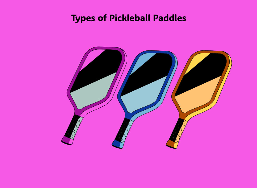 Types of Pickleball paddle weight