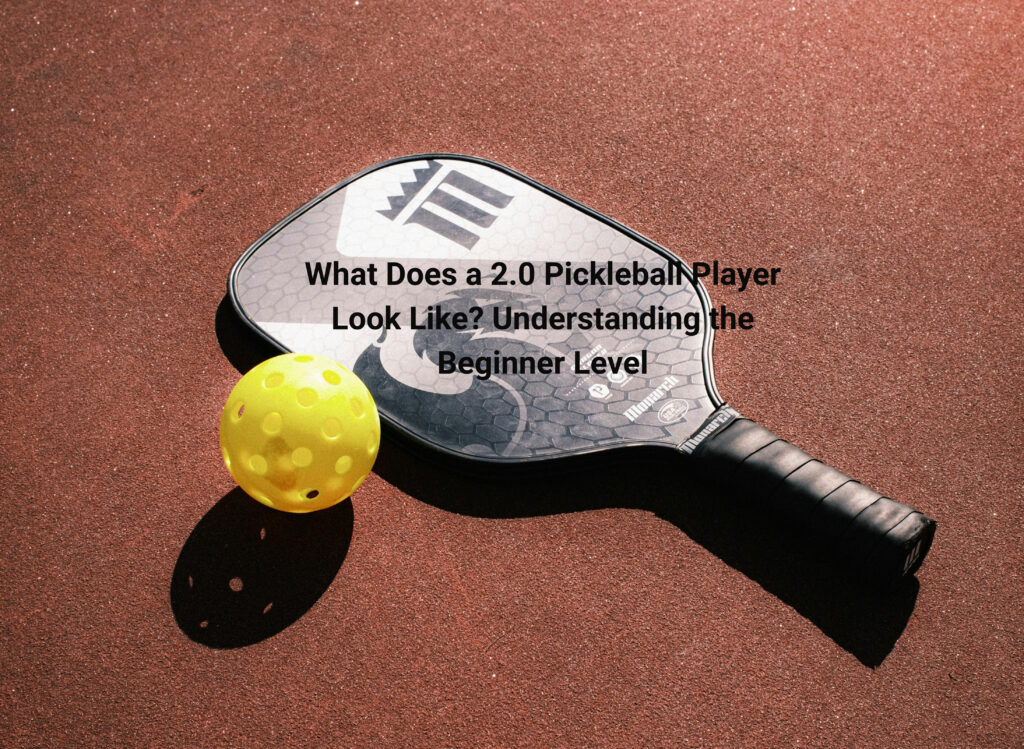 What Does a 2.0 Pickleball Player Look Like? Understanding the Beginner Level