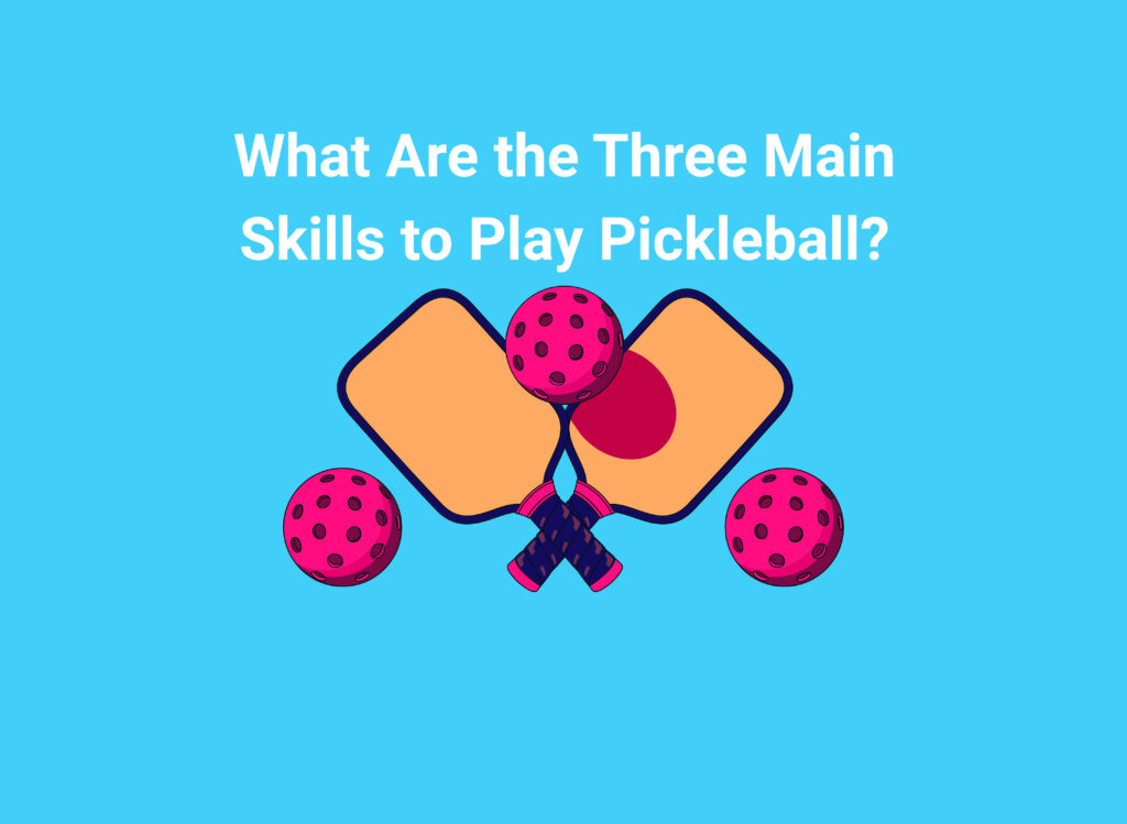 What Are the Three Main Skills to Play Pickleball?